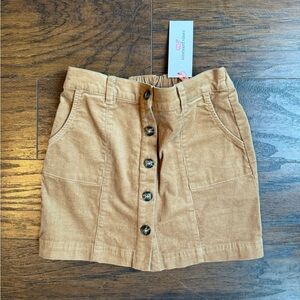 Vineyard Vines Tan Button-Front Skirt